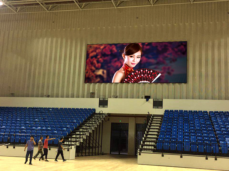 九晟光電P6 LED顯示屏助力江蘇儀征綜合體育館
